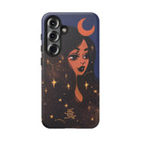 Moon Girl Blue Phone Case