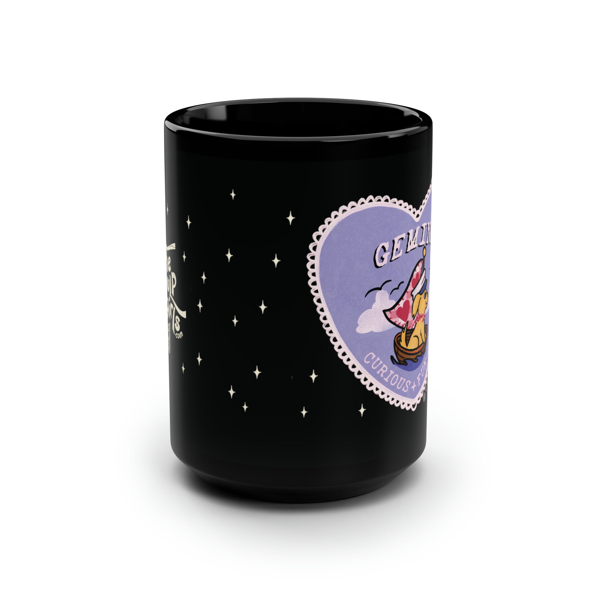 Lover Dog Astrology Mug - Gemini 15oz