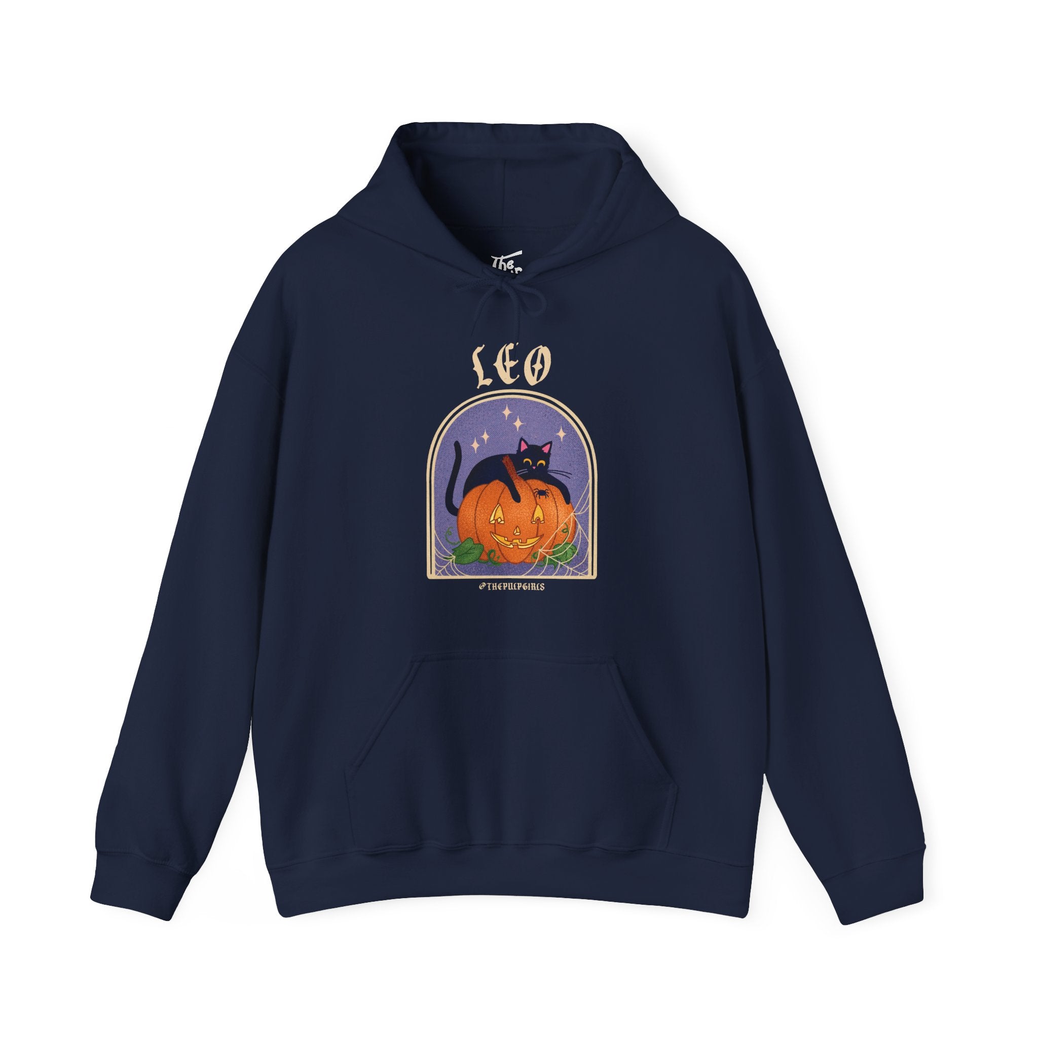 Leo Spooky Cat Astrology Hoodie