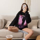 Leo Whimsical Crow Crewneck Sweatshirt