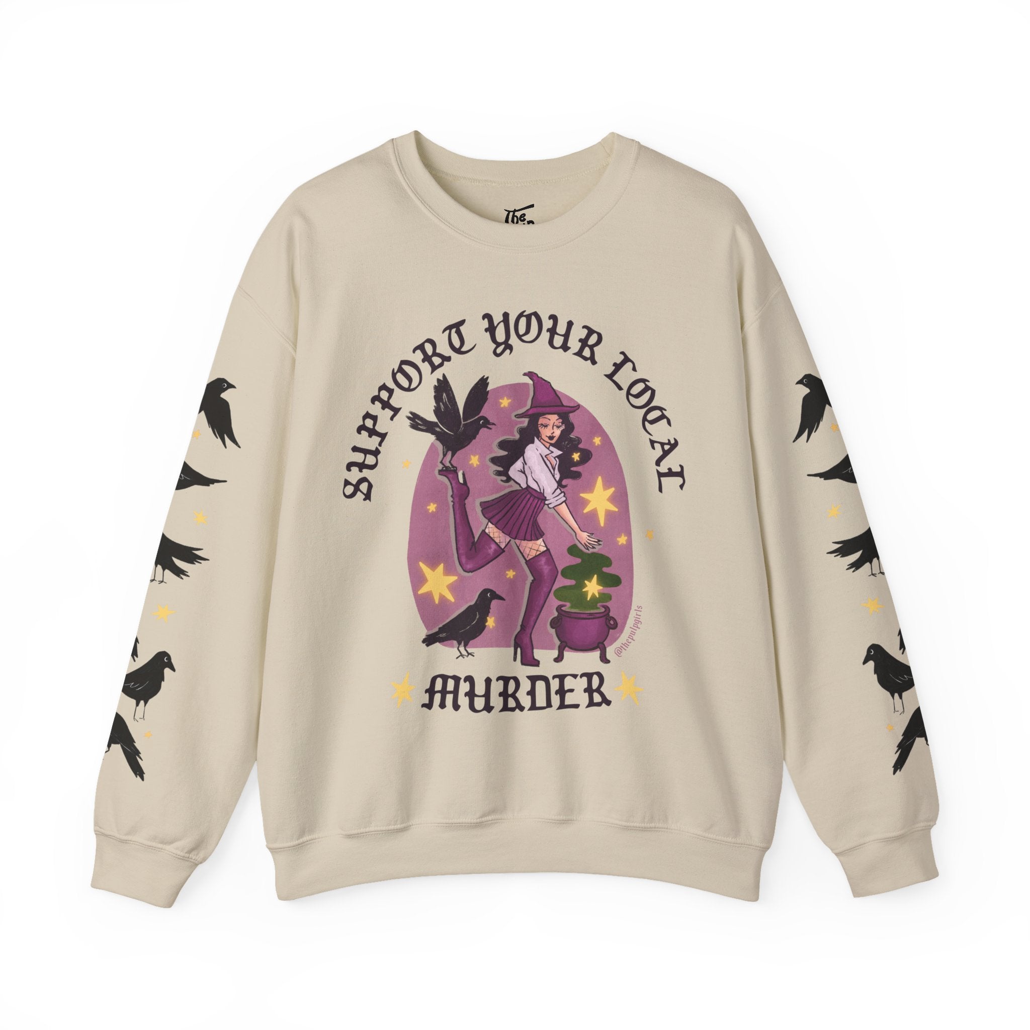 Support Crows Witchy Crewneck Sweatshirt