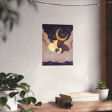 Cat Lovers Celestial Art Print