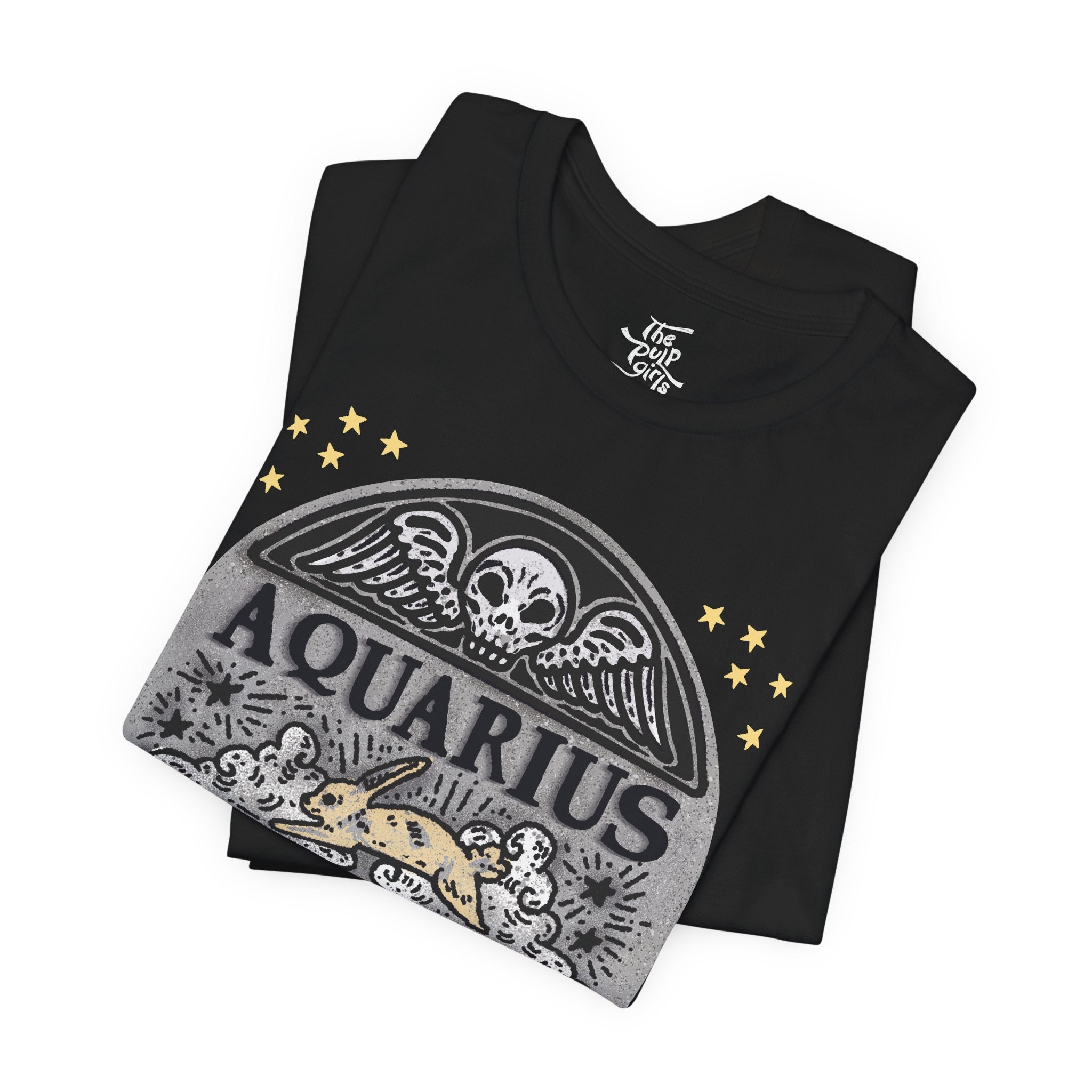 Memento Mori Astrology Tee - Aquarius