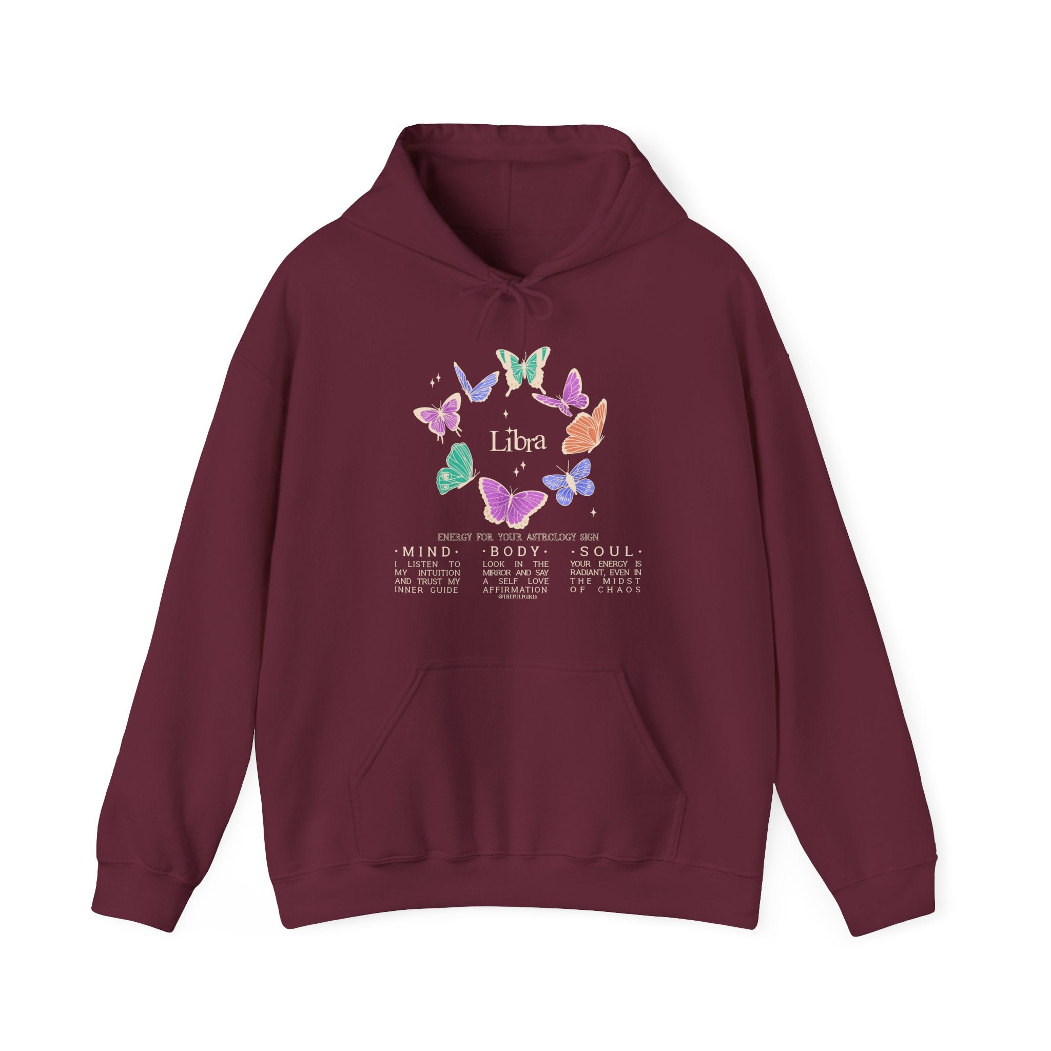 Libra Butterfly Astrology Hoodie