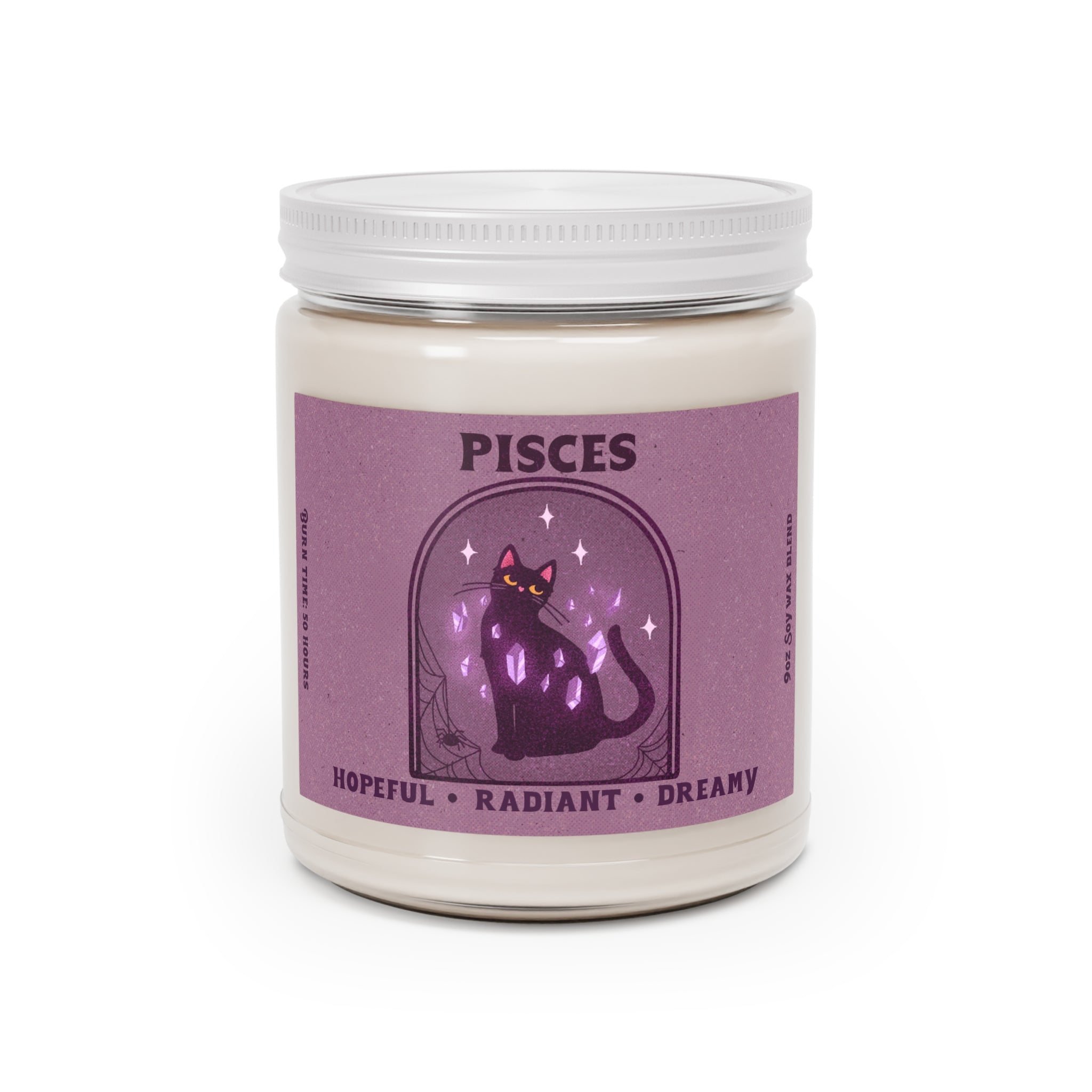 Spooky Cat Candle - Pisces