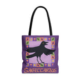 Sagittarius Whimsical Crow Tote Bag