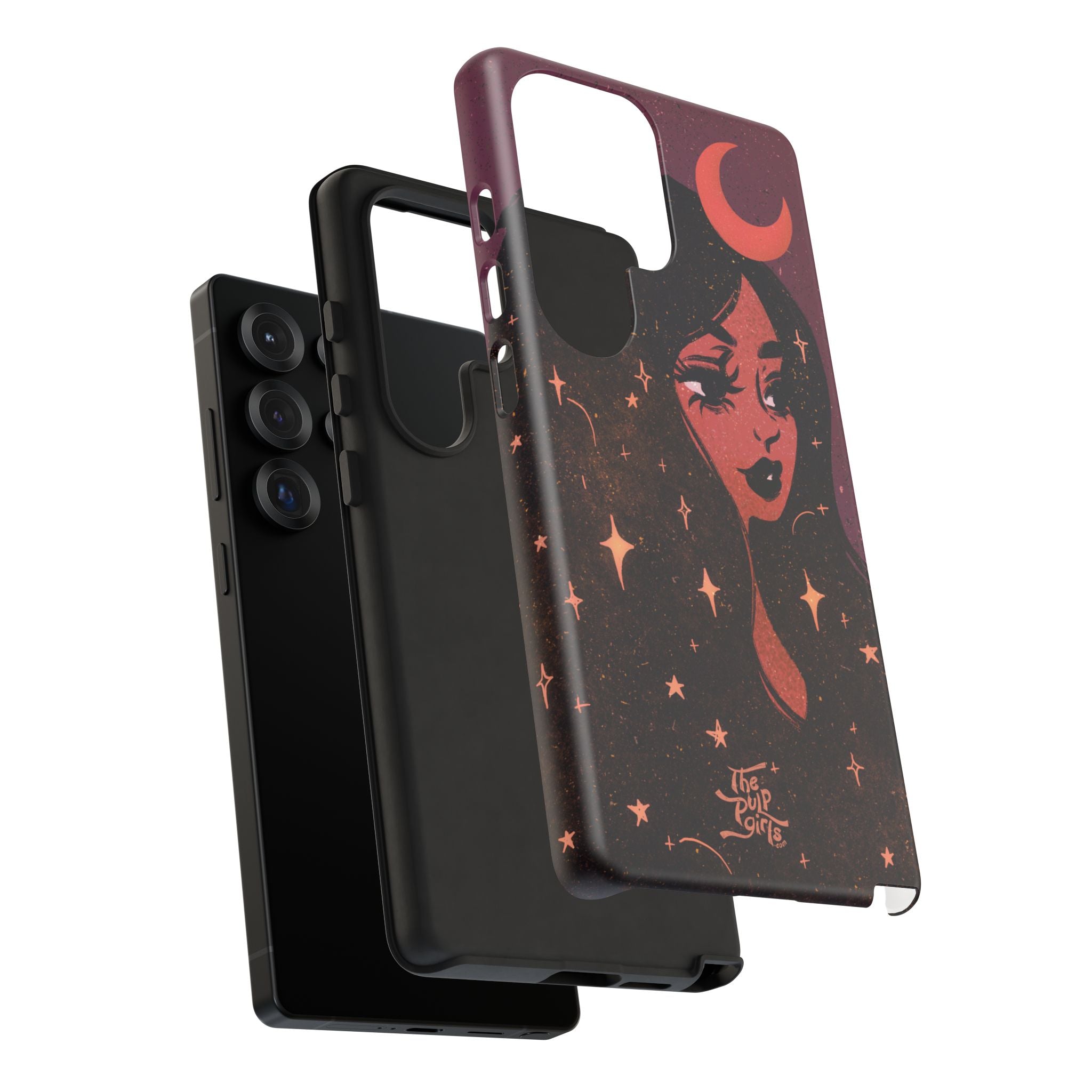 Moon Girl Red Phone Case