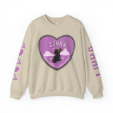 Libra Love Cat Astrology Crewneck