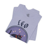 Leo Spooky Cat Astrology Tee