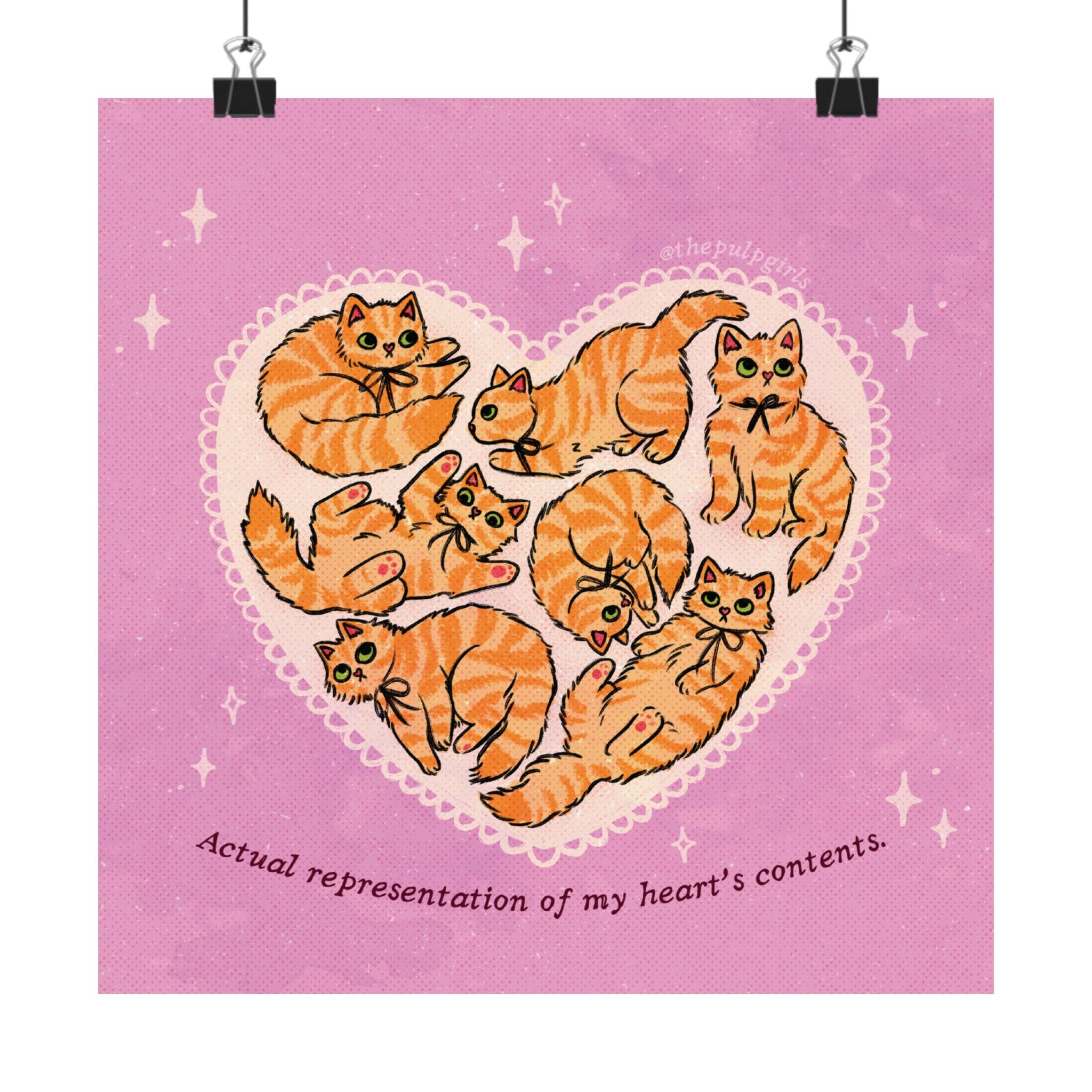 Actual Representation Of My Heart Art Print