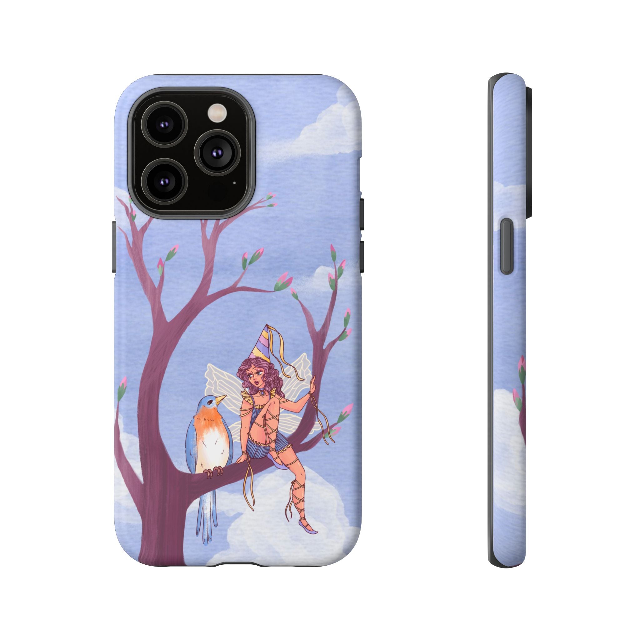 Blue Bird & Fairy Phone Case