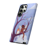 Purple Bird & Fairy Phone Case
