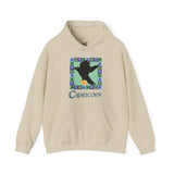 Capricorn Whimsical Crow Hoodie