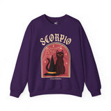 Scorpio Spooky Cat Astrology Crewneck