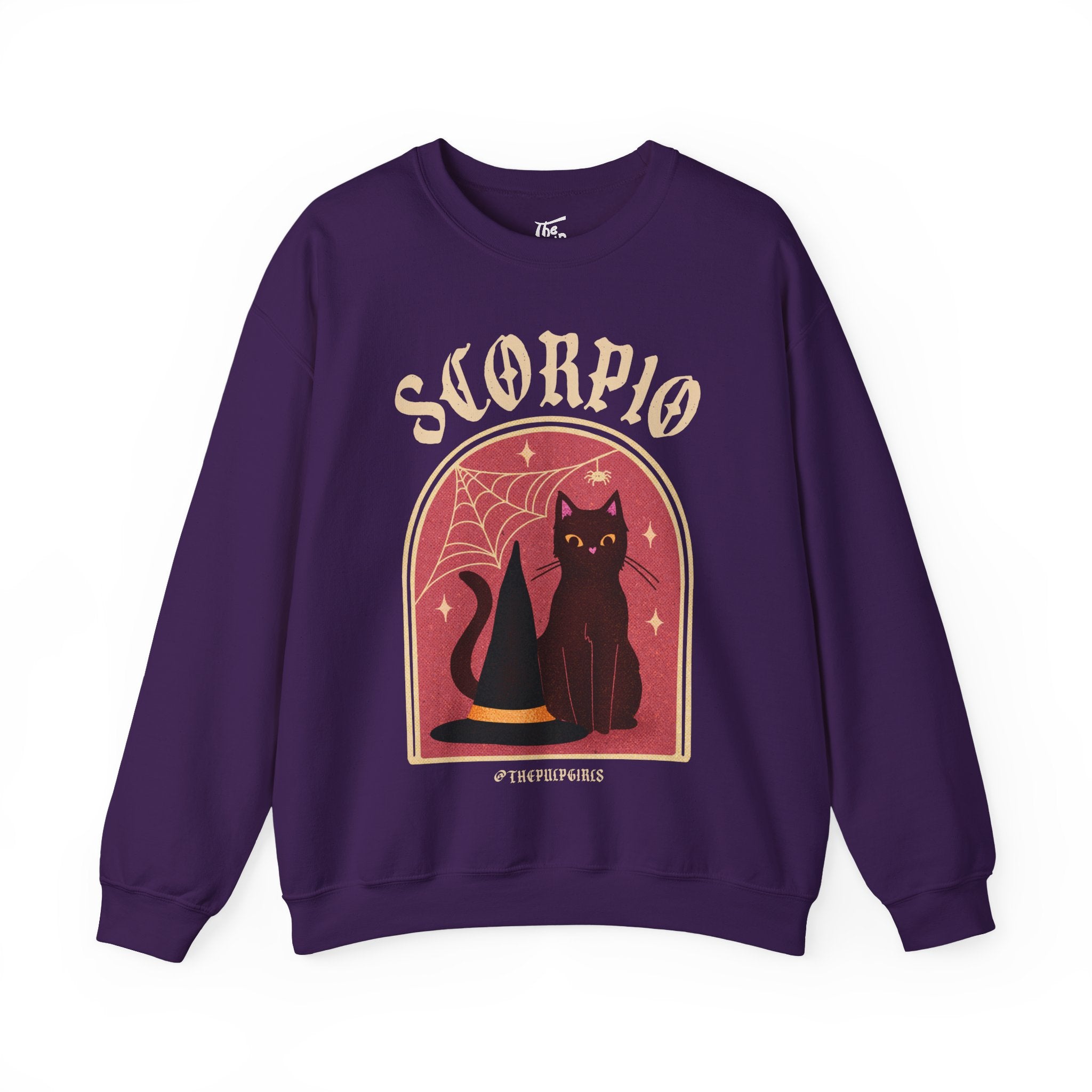 Scorpio Spooky Cat Astrology Crewneck