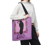 Leo Whimsical Crow Tote Bag