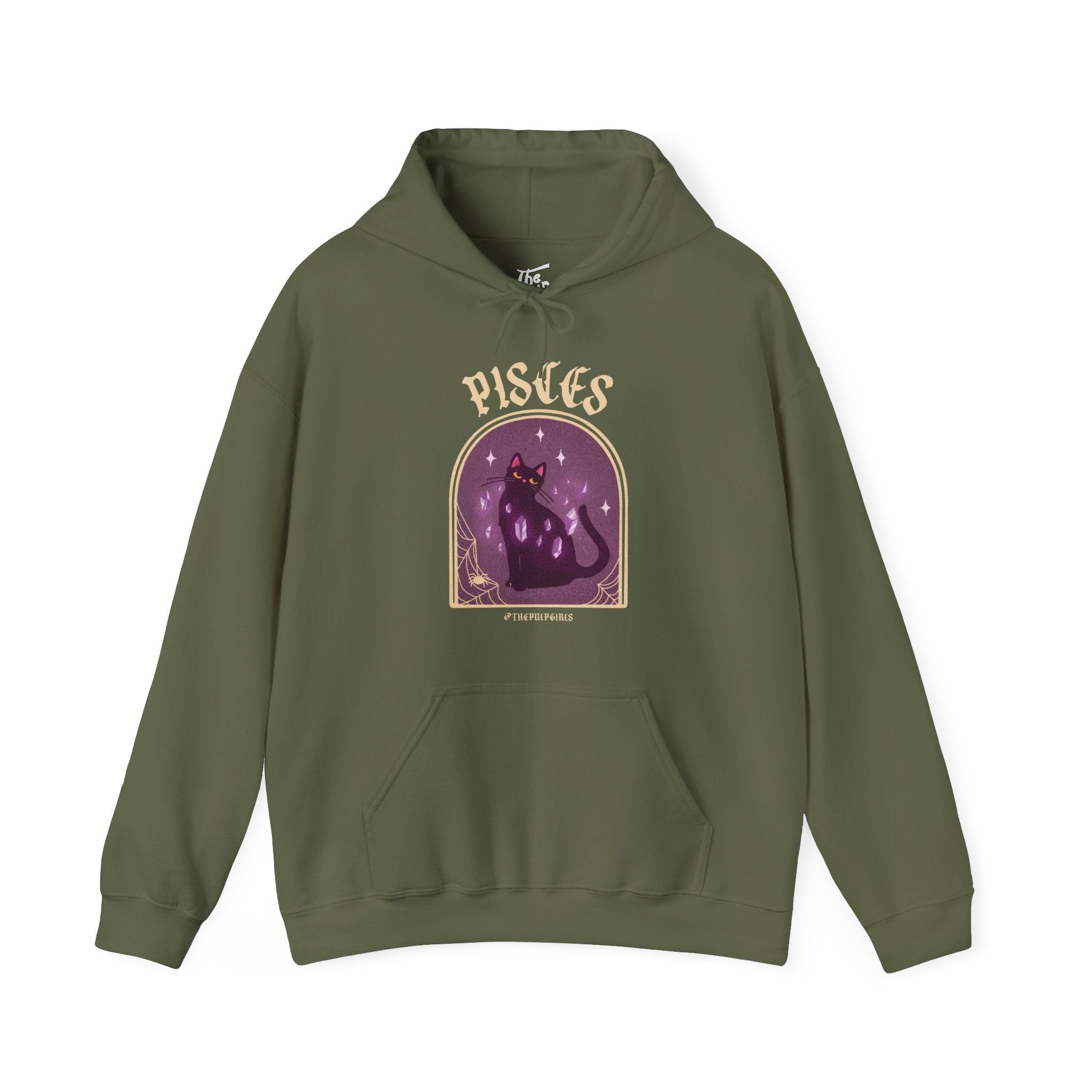 Pisces Spooky Cat Astrology Hoodie