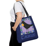 Taurus Whimsical Crow Tote Bag