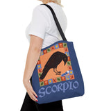 Scorpio Whimsical Crow Tote Bag