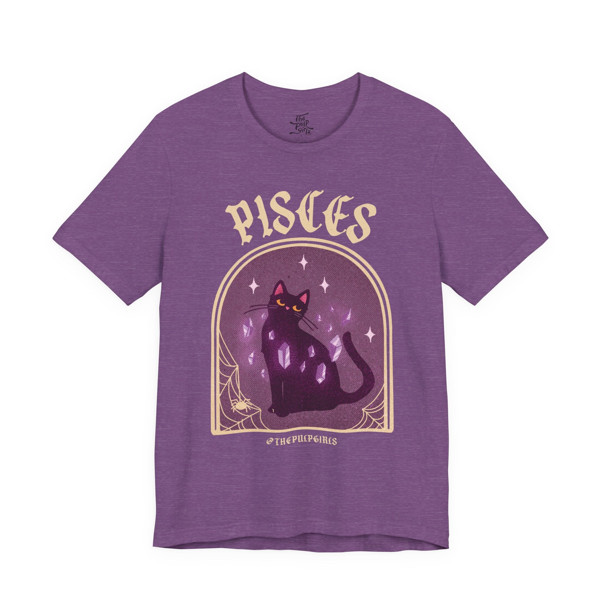Pisces Spooky Cat Astrology Tee