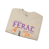 Absolutely Feral for Dogs Crewneck Sweatshirt