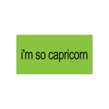 i'm so capricorn brat Bumper Sticker