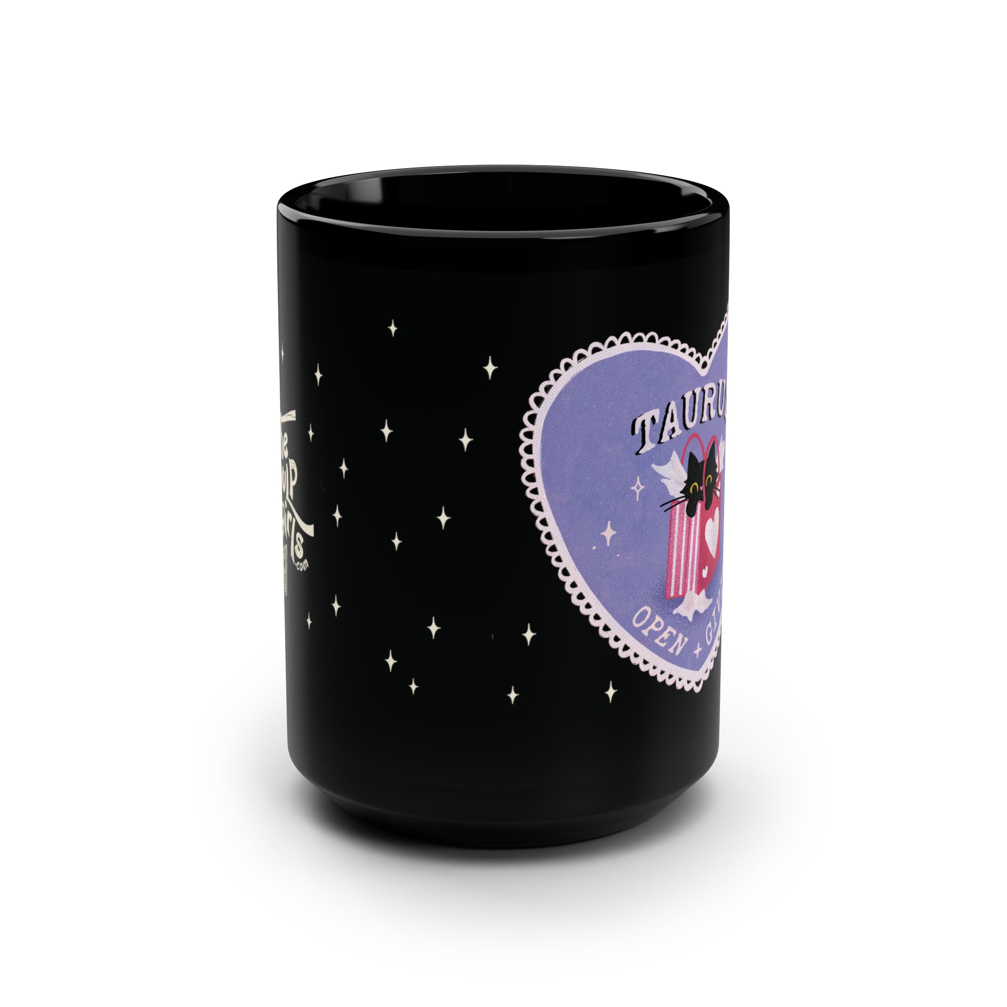 Love Cat Astrology Mug - Taurus 15oz