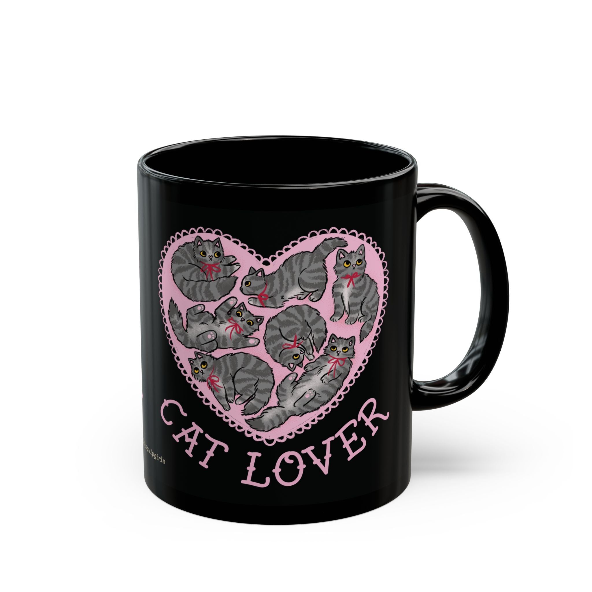 Grey Cat Lover Mug