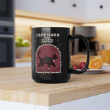 Halloween Cat Capricorn Astrology Mug 15oz