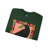 Virgo Whimsical Crow Crewneck Sweatshirt