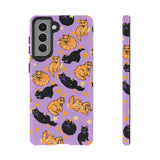 All The Kitties Phone Case - Purple