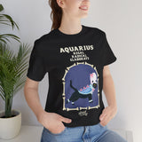 Halloween Cat Aquarius Tee