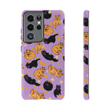 All The Kitties Phone Case - Purple