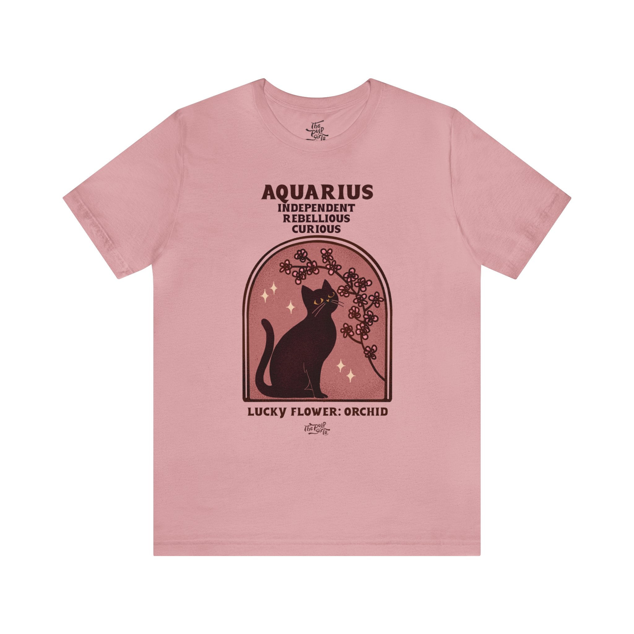 Aquarius Cat Astrology Tee