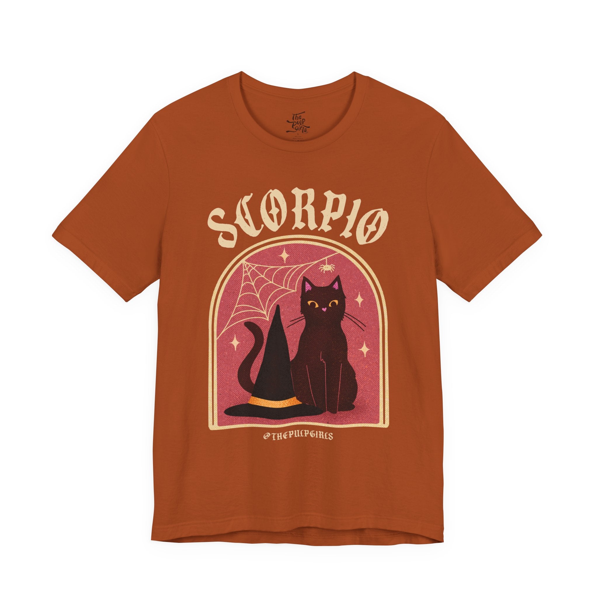 Scorpio Spooky Cat Astrology Tee