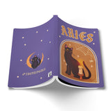 Aries Spooky Cat Astrology Journal