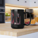 Pinup Vampire Bat Babes Retro Halloween Mug