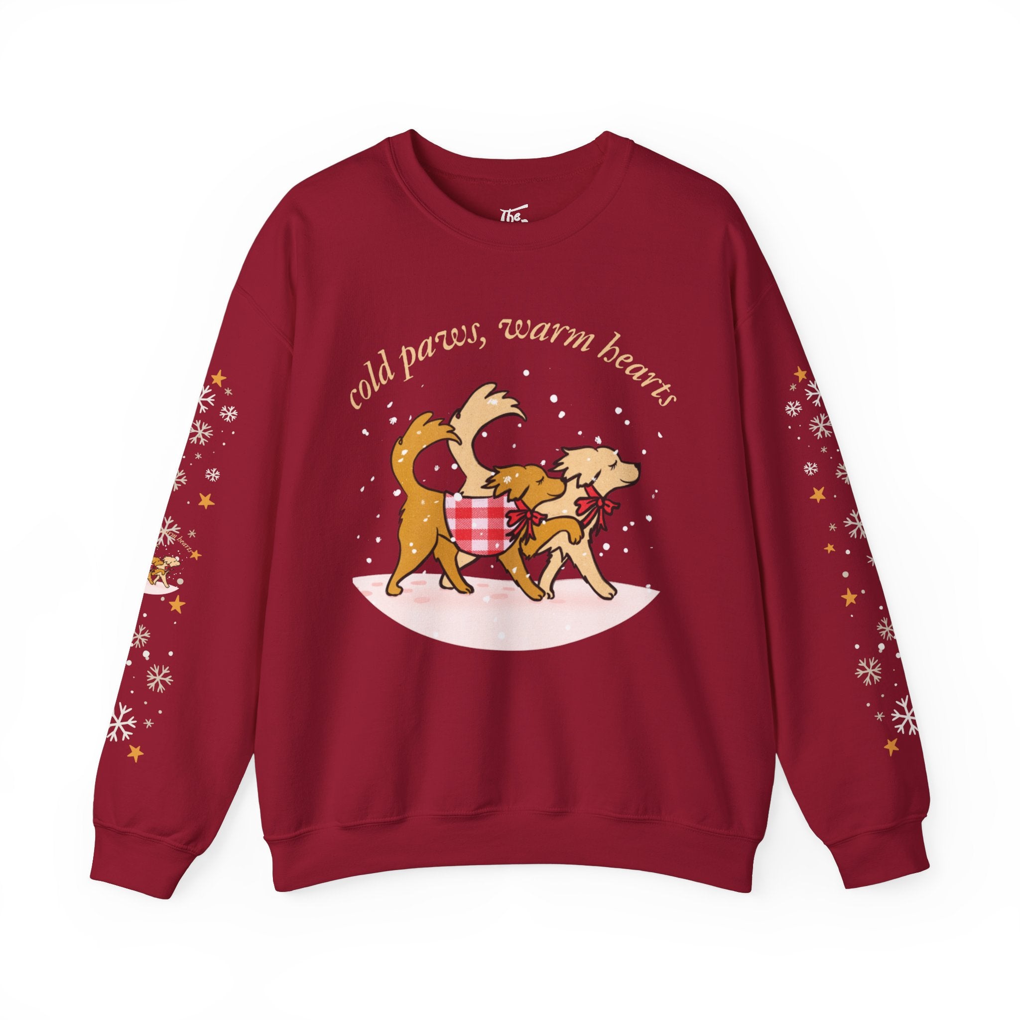 Cold Paws, Warm Hearts Crewneck Sweater