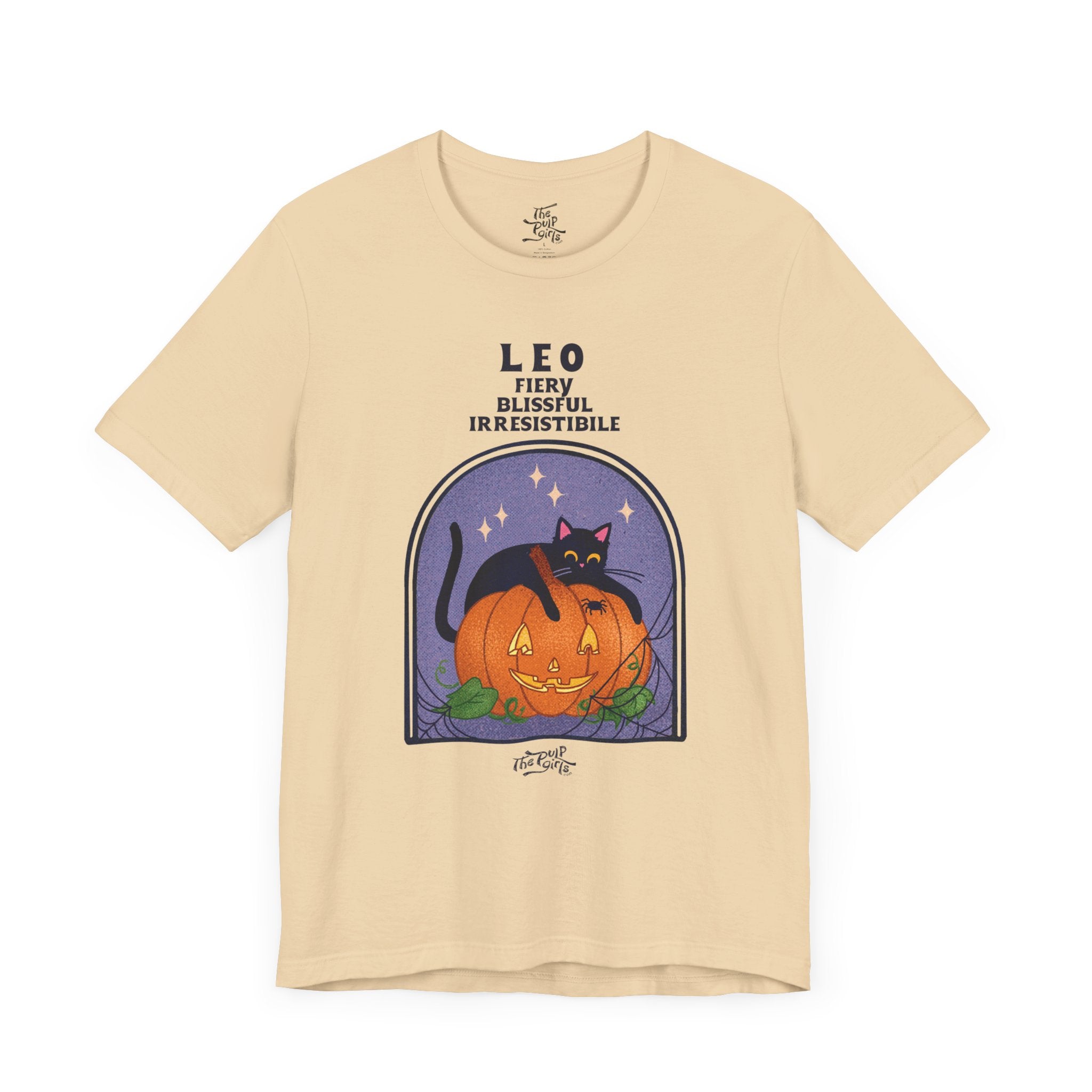 Spooky Leo Cat Astrology Tee