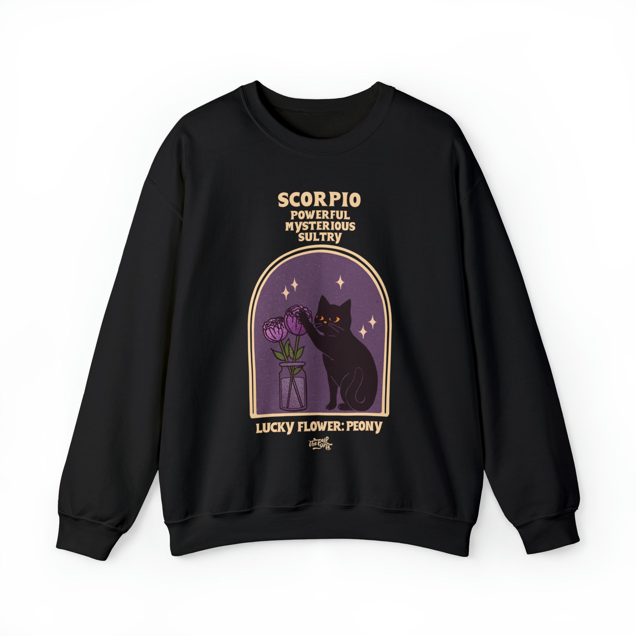 Scorpio Cat Astrology Crewneck