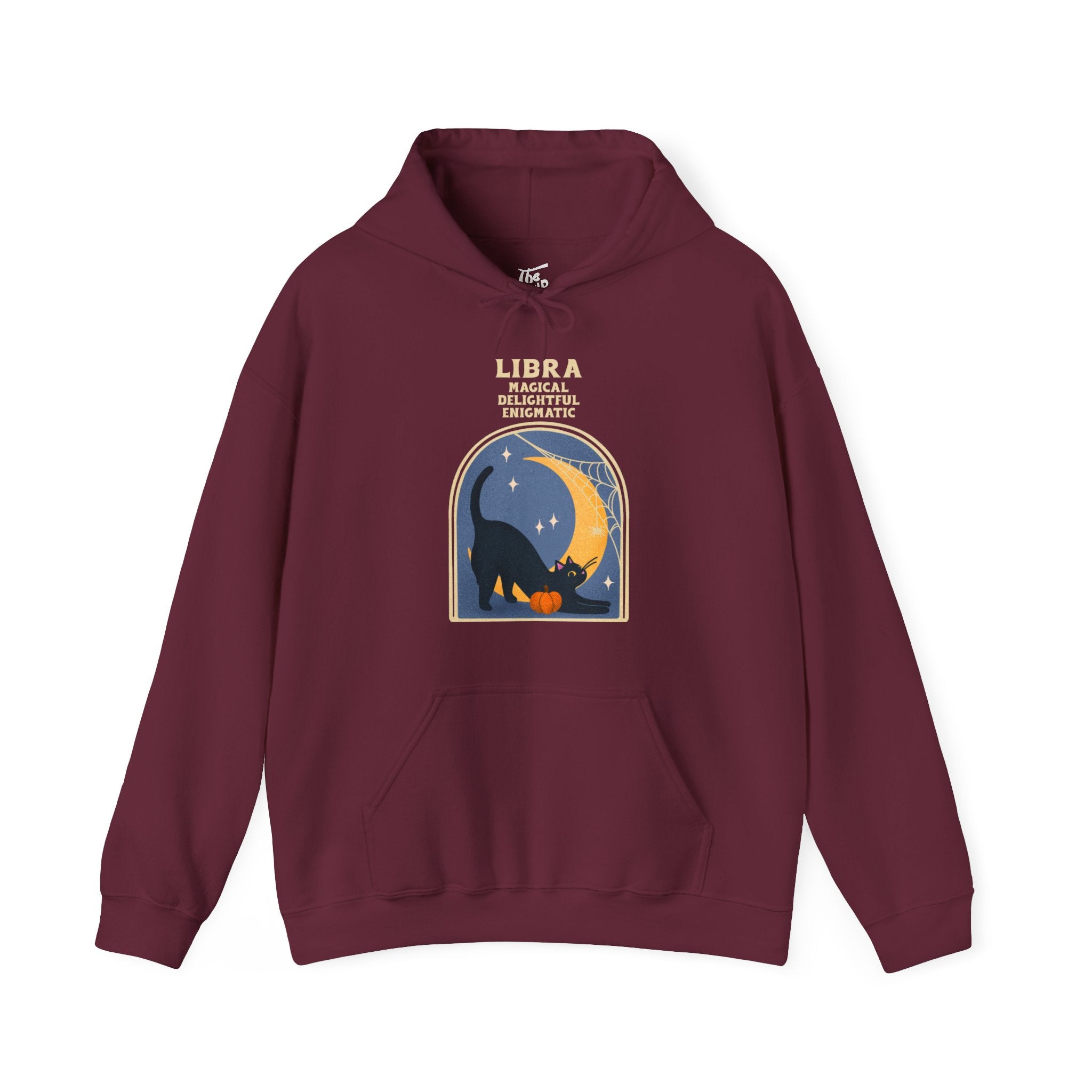 Spooky Libra Cat Astrology Hoodie