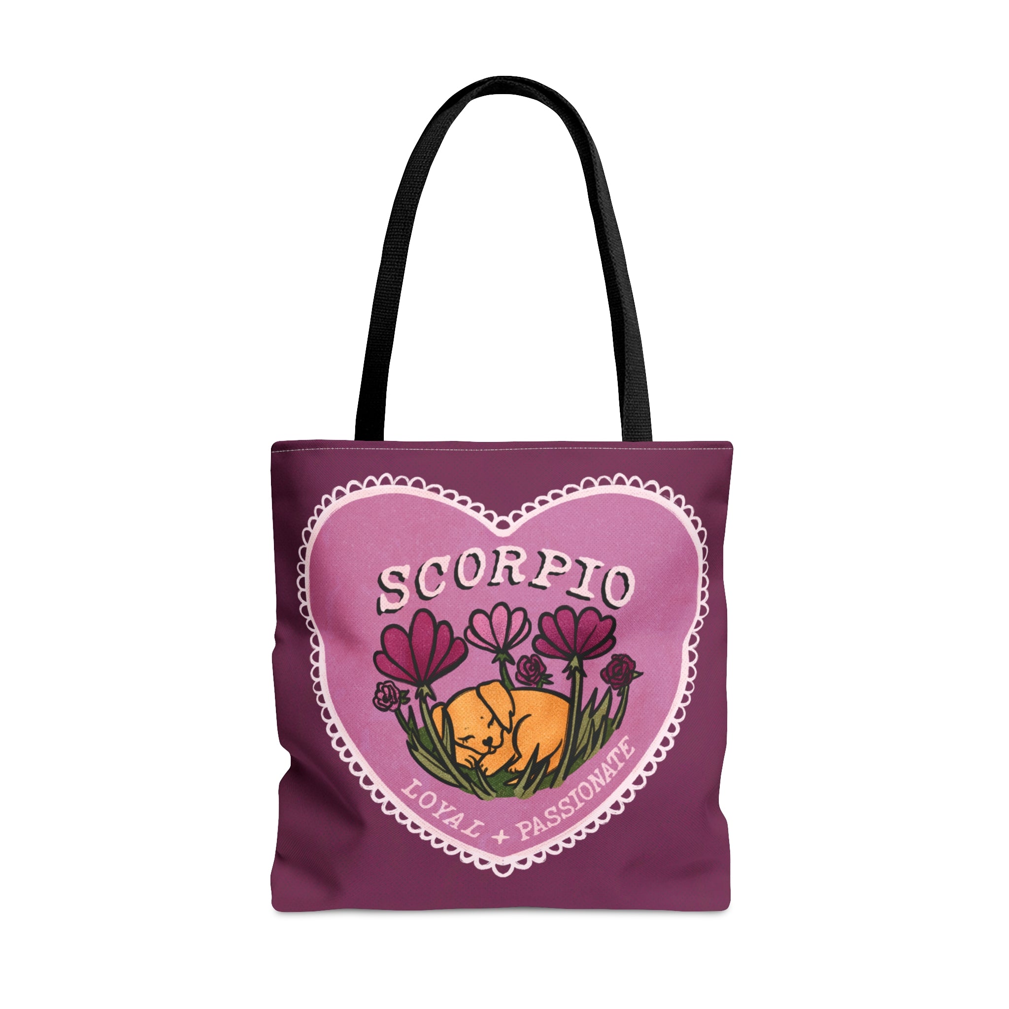Scorpio Lover Dog Astrology Tote