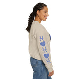 Pisces Love Cat Astrology Crewneck