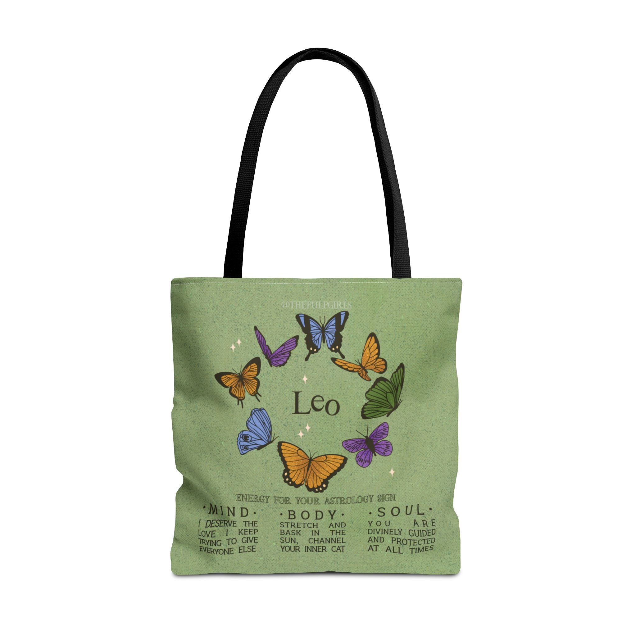 Leo Butterfly Astrology Tote