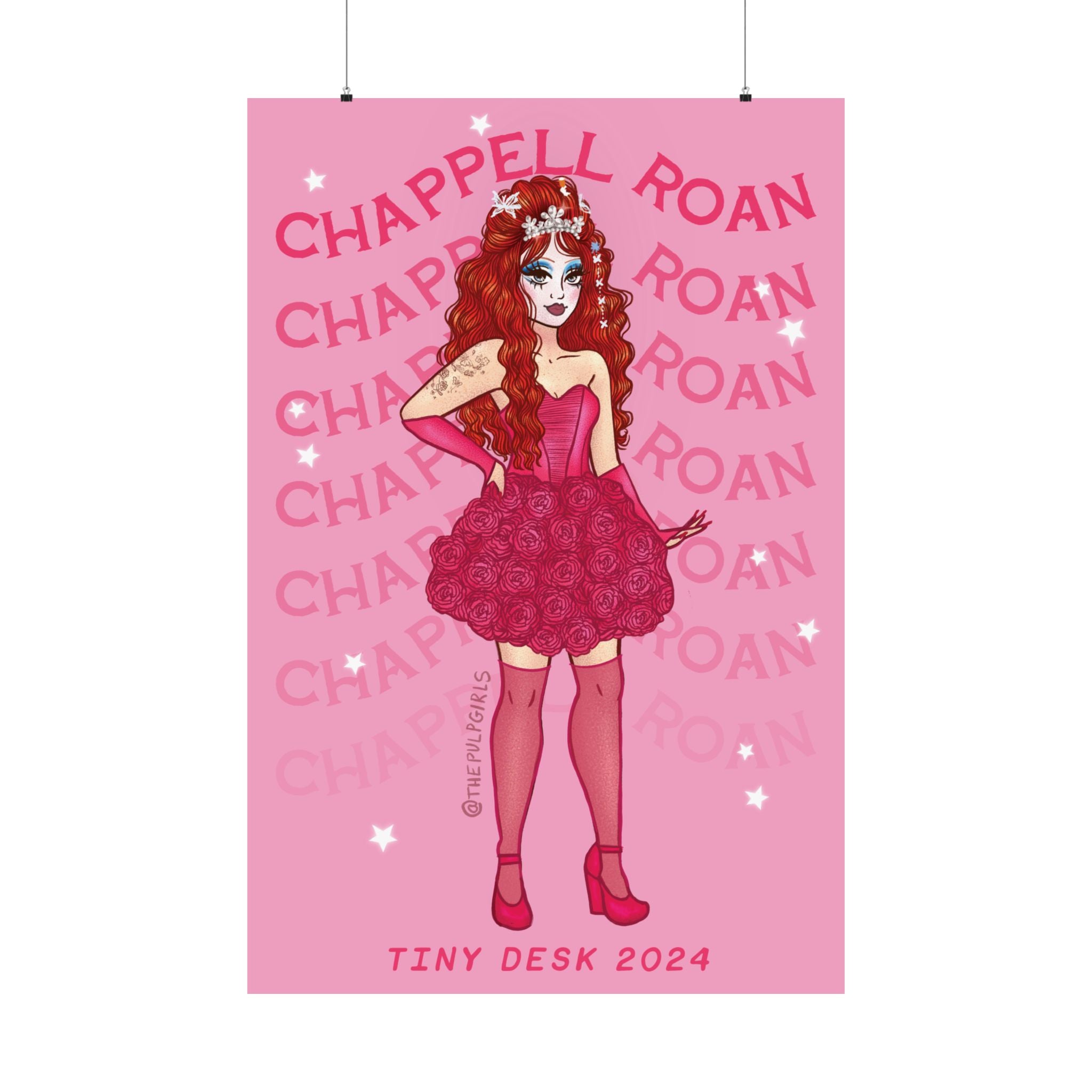 Tiny Desk Chappell Roan Poster