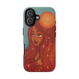 Sun Goddess Phone Case - Teal