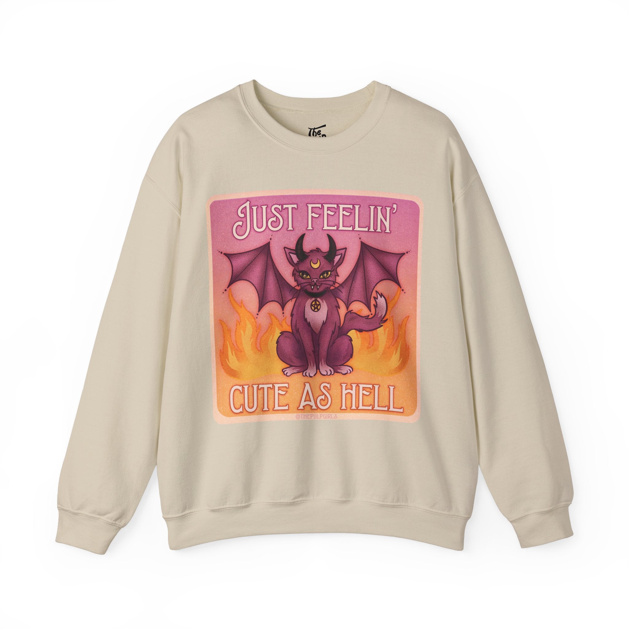 Cute as Hell Cat Crewneck