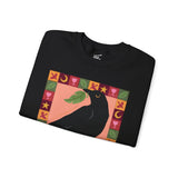 Virgo Whimsical Crow Crewneck Sweatshirt