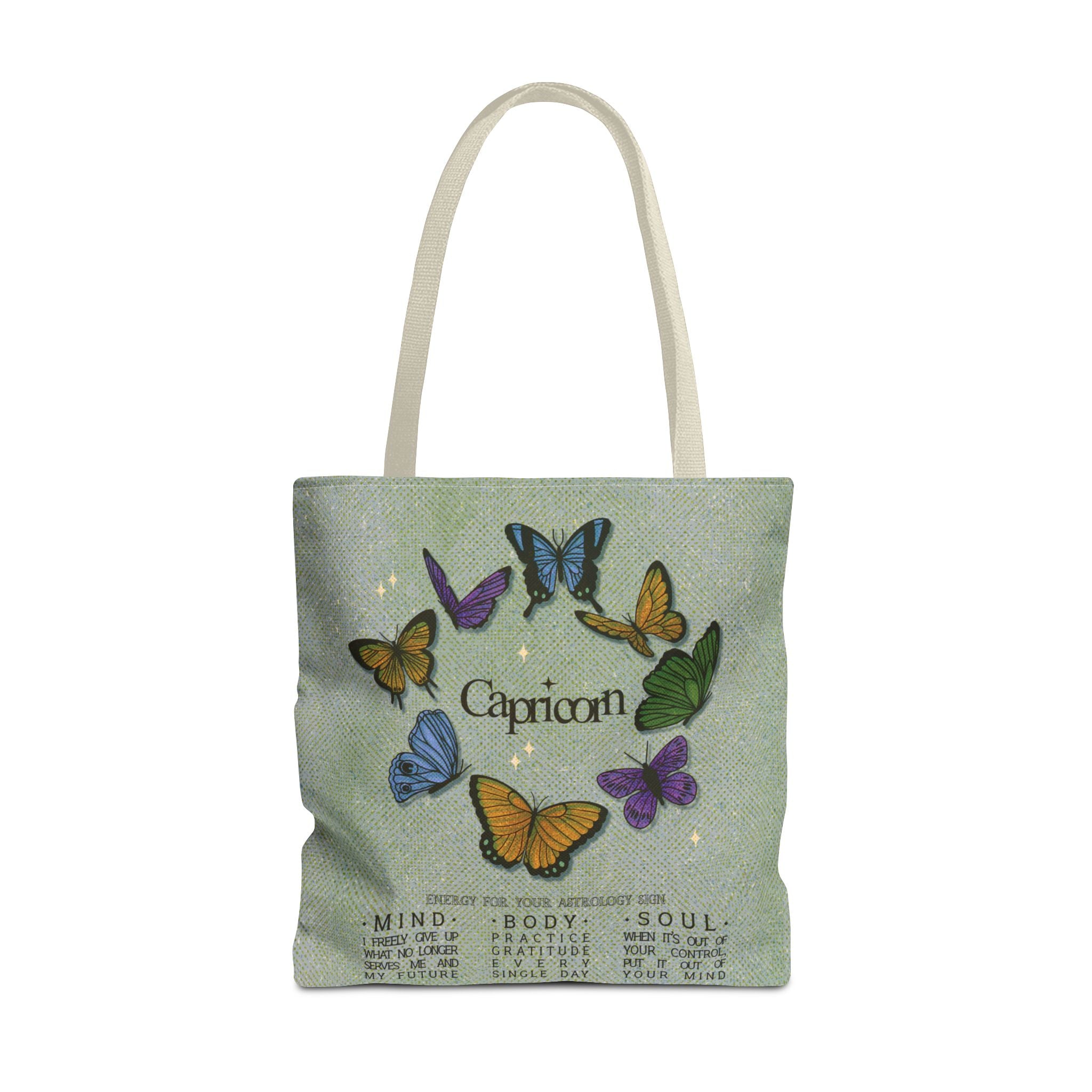 Capricorn Butterfly Astrology Tote