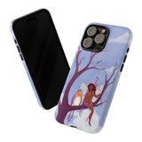 Purple Bird & Fairy Phone Case